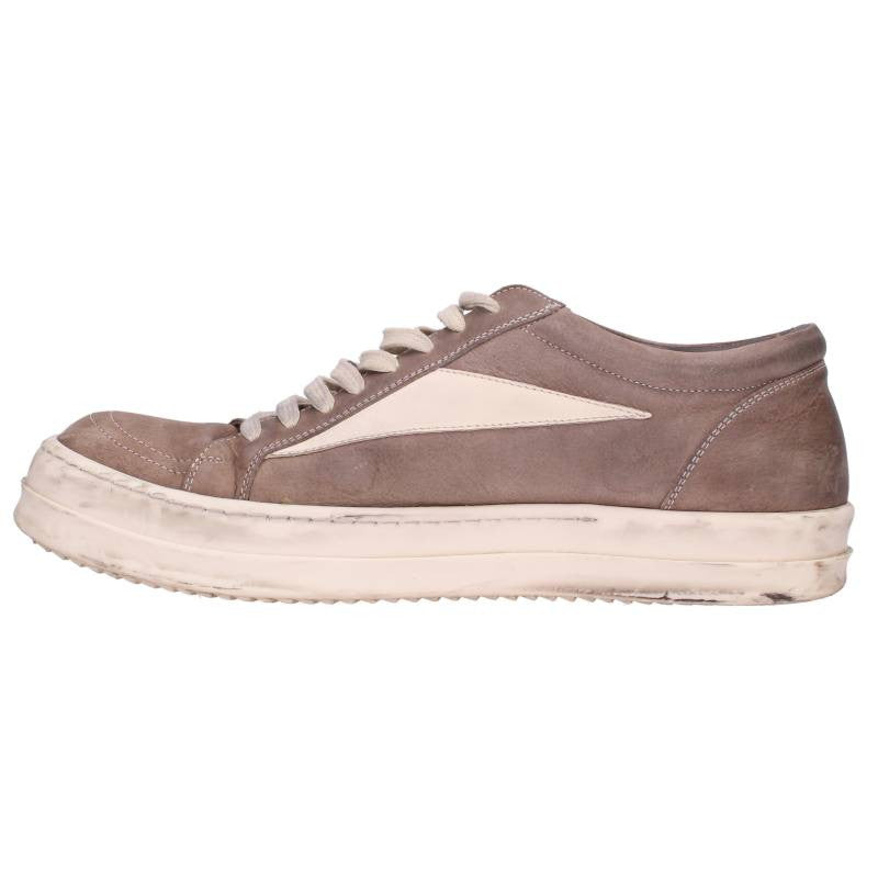 Rick Owens Vintage Sneaks Leather Low Top Sneakers Size EU 43