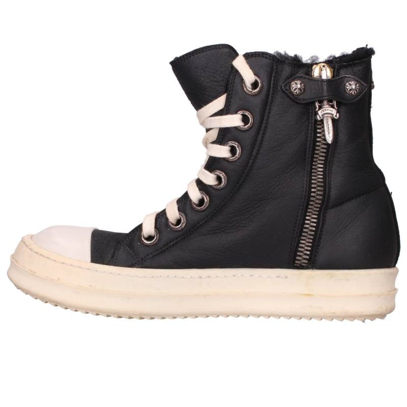 Chrome Hearts x Rick Owens RAMONES High-Top Sneakers Size 37