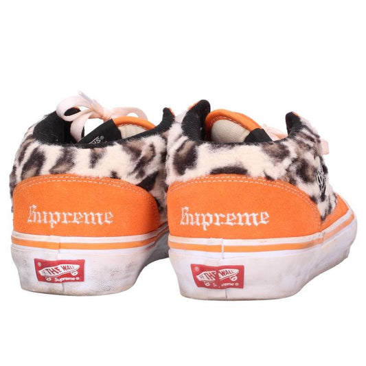 SUPREME x VANS SKATE HALF CAB Leopard Sneakers Size 26.5cm