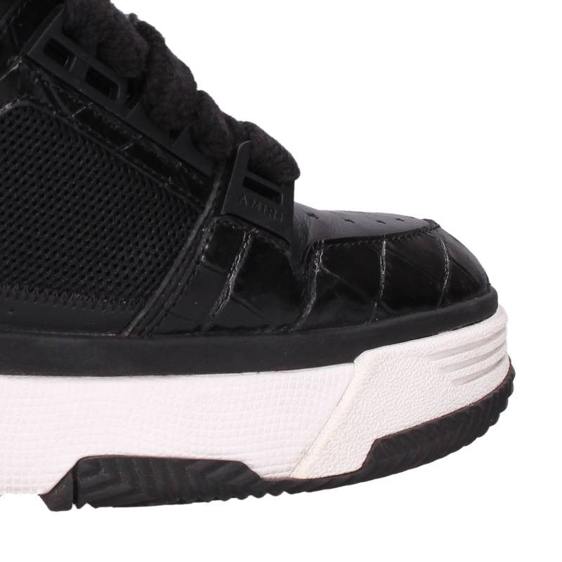 AMIRI CROC DEBOSSED Croc Embossed Mesh Sneakers Size 10