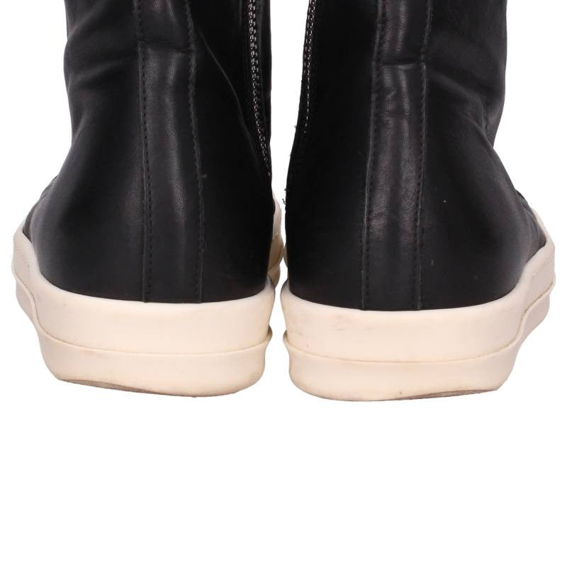 Rick Owens Ramones Leather Hi-Top Sneakers Size EU 42