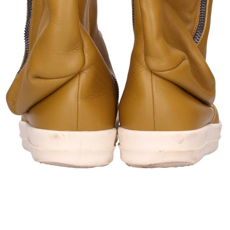 Rick Owens Cargo Basket Leather Sneakers Multi Size EU 45