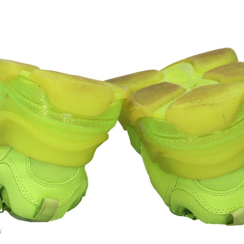 BALENCIAGA Triple S Low-Top Sneakers Yellow Size EU 38