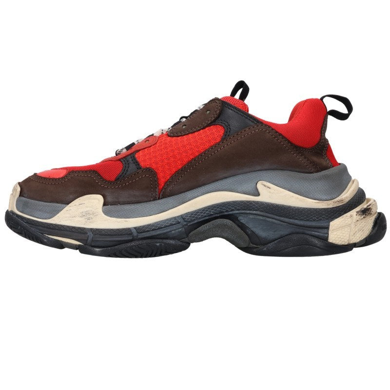 BALENCIAGA TRIPLE S Low-Top Sneakers Red Size EU 40
