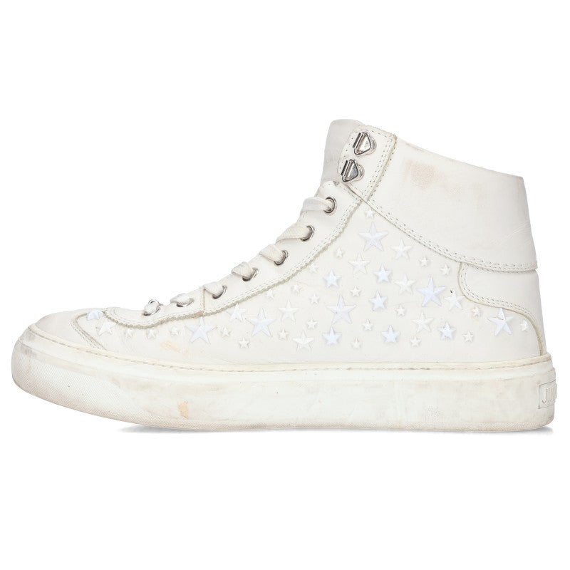 JIMMYCHOO White Star Stud Hi-Top Sneaker Size EU 41