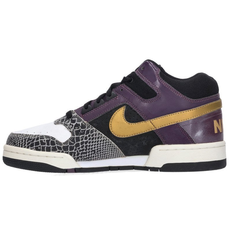 NIKE Delta Force 3/4 Sneakers Black/Purple/White Size 28cm