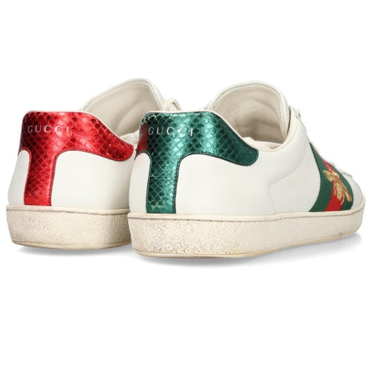 GUCCI Ace Low-Top Sneakers White Size 9.5