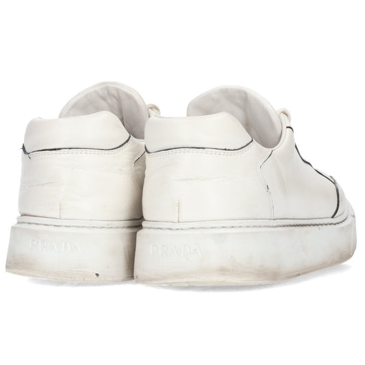 PRADA 4E3453 Low-Top Sneakers White Size 8.5
