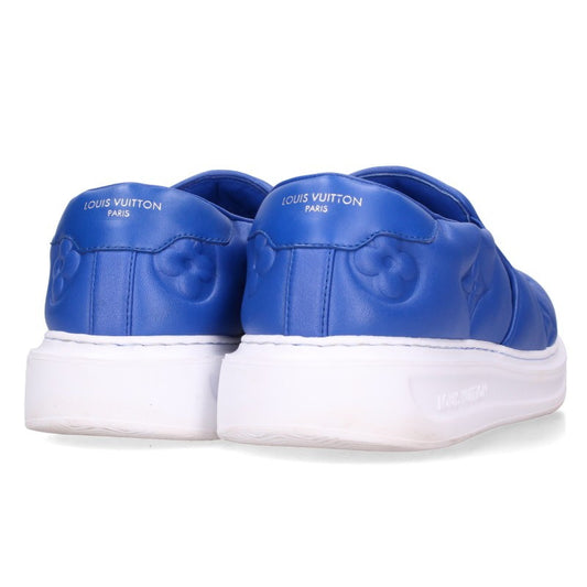 LOUISVUITTON Monogram Embossed Slip-On Sneakers Size 8.5