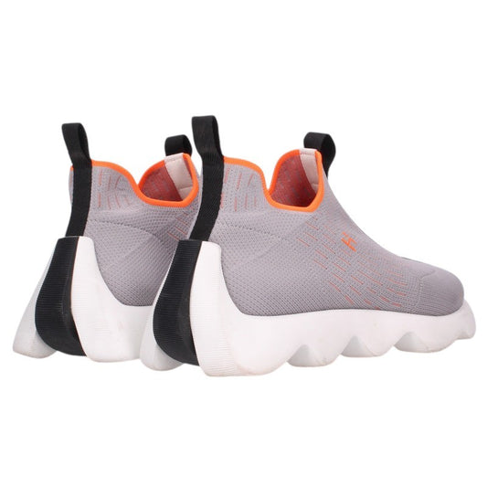 HERMES Eclair Knit Fabric Low-Top Sneakers Size 42.5