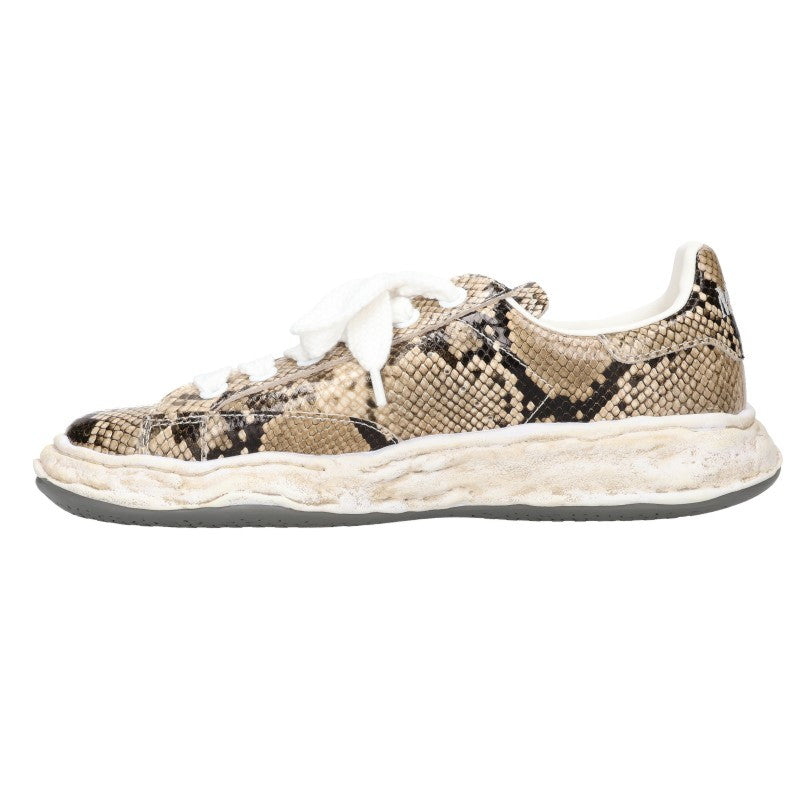 MIHARAYASUHIRO 14FW Charles Python Sneakers Brown Size EU 42