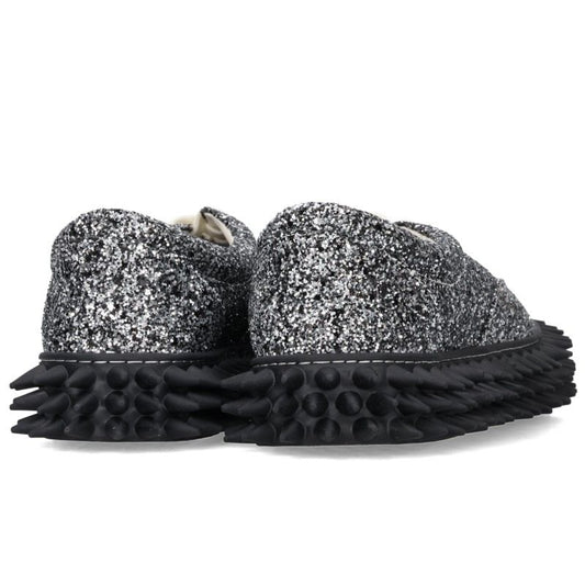 doublet Glitter Spike Sneakers Silver Size 27H