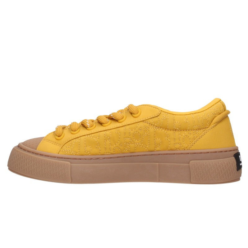 DIOR B33 Oblique Pattern Low-Top Yellow Brown Size EU 42