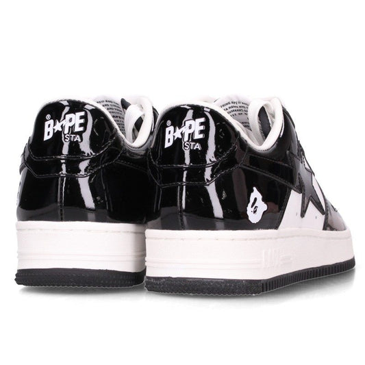 A BATHING APE BAPE STA Patent Leather Sneakers Size 26.5cm