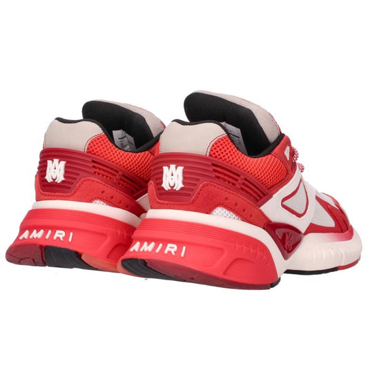AMIRI MA Runner Low-Top Mesh Sneakers White/Red Size 27cm
