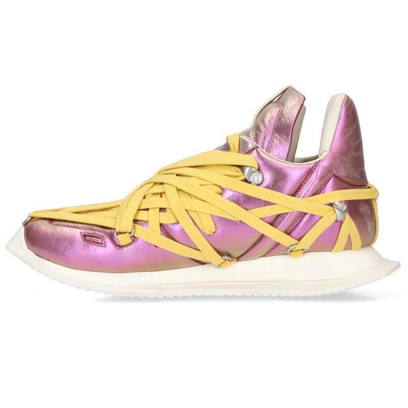 Rick Owens Maximal Runner Sneakers Pink/Yellow Size EU 39