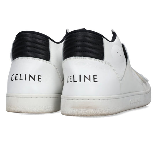 CELINE CT-02 Velcro Mid-Cut Sneakers White Size EU 42