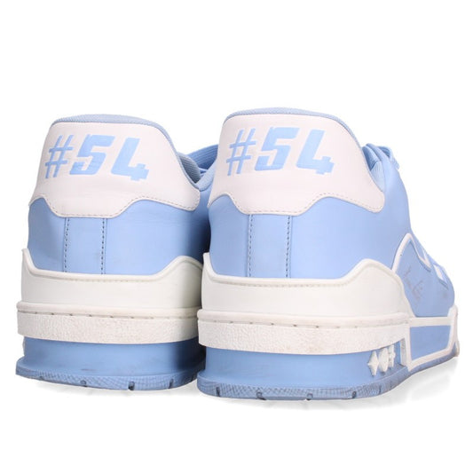 LOUISVUITTON LV Trainer Line Low-Top Sneakers Blue Size 8
