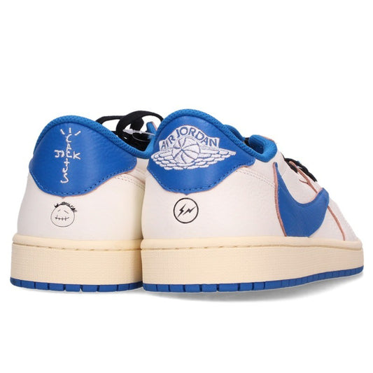 NIKE x Travis Scott AJ1 Low Sail Military Blue Sneakers Size 30.5cm