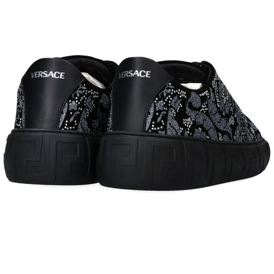 Versace Studded Low-Top Sneakers Black Size EU 42