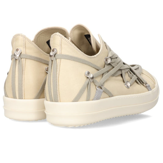 Rick Owens MEGALACED RAMONES LOW Sneakers Beige Size EU 45