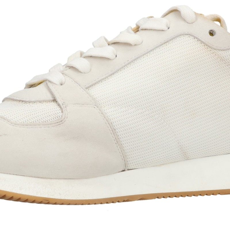 HERMES Escape Suede Leather Panel Sneakers Multi Size EU 42
