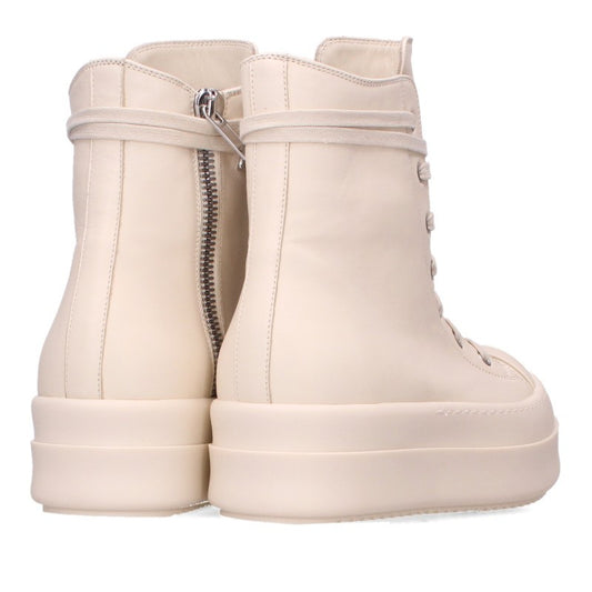 Rick Owens Mega Bumper Leather Sneakers White Size EU 39