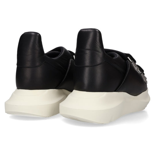 Rick Owens Burrito Geth Velcro Black White Sneakers Size EU 40
