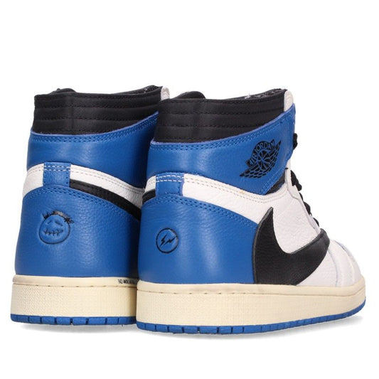 NIKE x Travis Scott AJ1 High Fragment Blue Sneakers Size 27cm