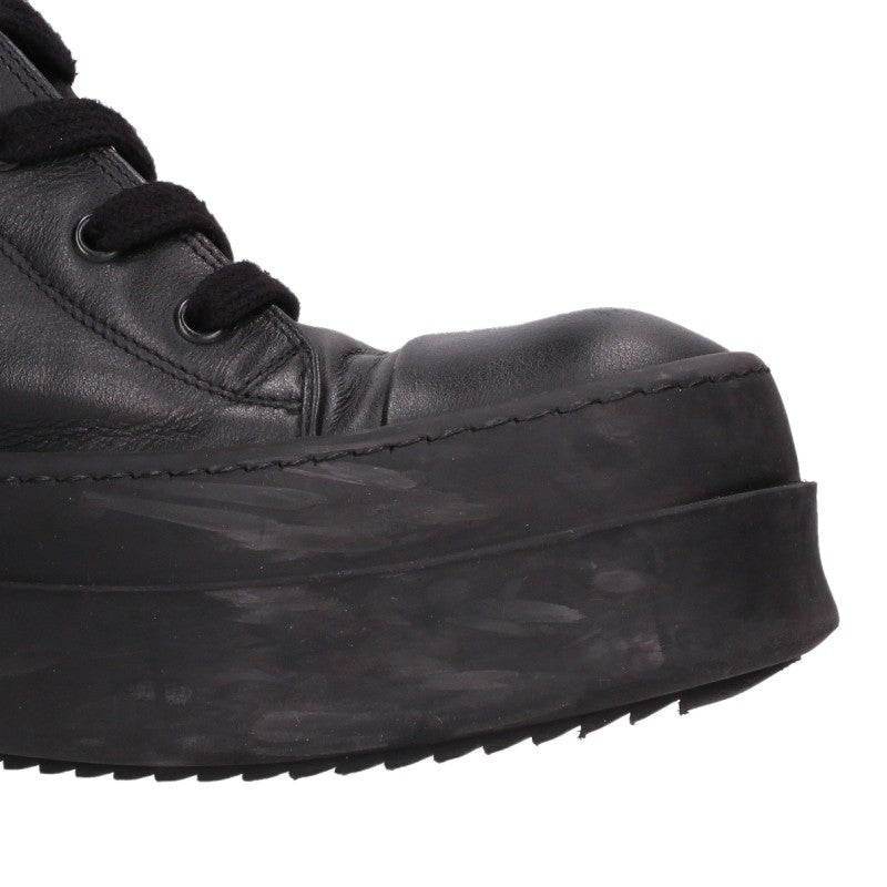 Rick Owens MEGA BUMPER Leather Sneakers Black Size EU 41