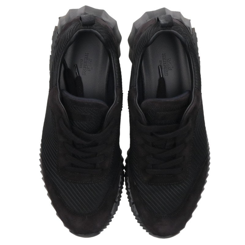 HERMES Bouncing Low-Top Sneakers Black Size EU 41