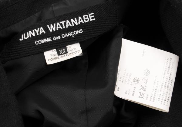 JUNYA WATANABE Wool Blend Metal Button Jacket Black Size XS