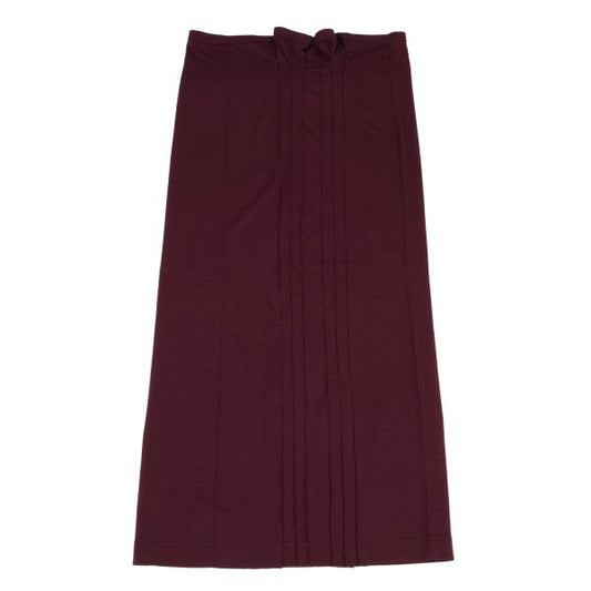 COMME des GARCONS Wool Stretch Pintuck Skirt Red Size M