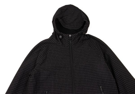 EMPORIO ARMANI Colorful Taping Grid Blouson Black Size 44