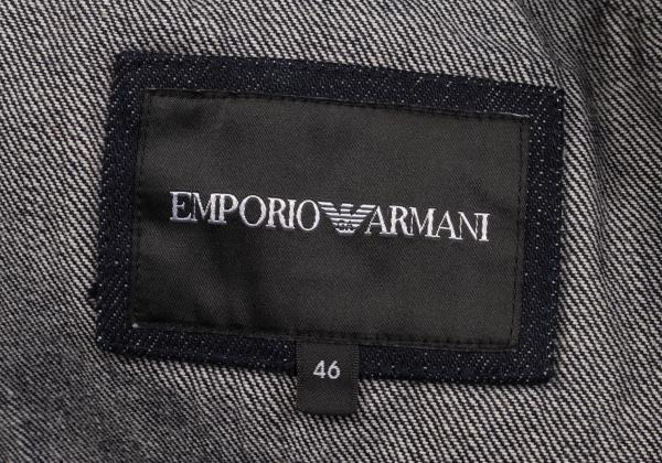 EMPORIO ARMANI Patchwork Coverall Denim Indigo Size 48