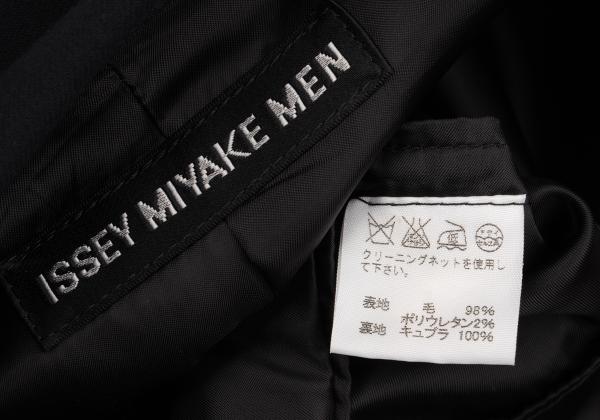 ISSEY MIYAKE MEN Wool 3-Button Jacket Blue Size 3