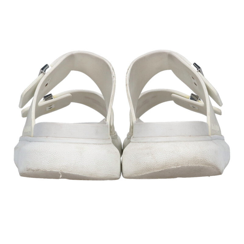 Alexander McQueen Hybrid Rubber Slide Sandals White Size 8.5