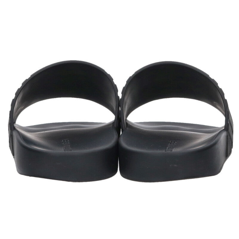 BOTTEGA VENETA Rubber Sandals Black Size 10.5