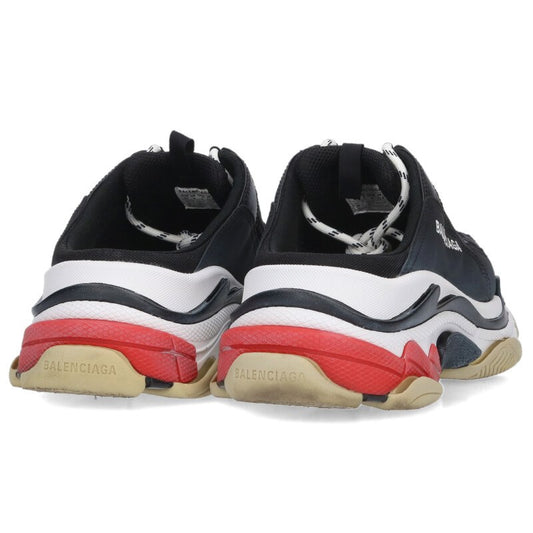 BALENCIAGA TRIPLE S Sandal Black/Red Size 8.5
