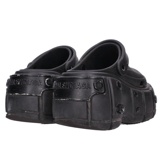 BALENCIAGA Hardcrocs Sandal Black Size EU 40