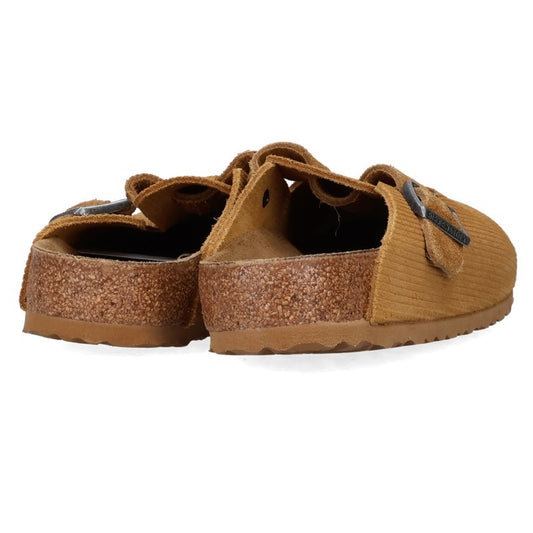 BIRKENSTOCK Boston Corduroy Suede Sandals Beige Size 26.5cm