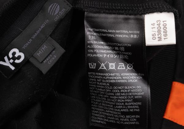 Y-3 Cotton Nylon Blend Taping Shirt Black Size M