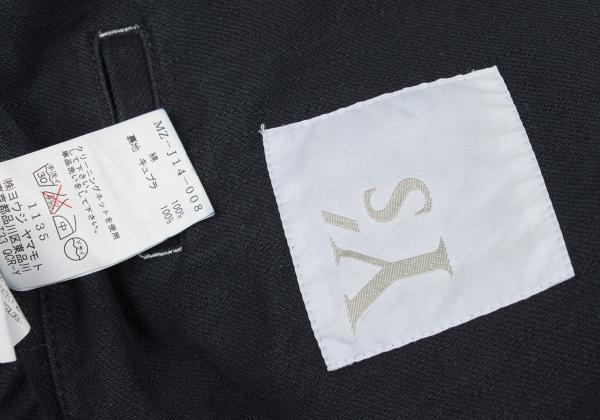 Y's for men Garment Dyed Cotton Flap 3B Jacket Navy Size 2