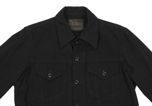 Y's for men Leather Trim Reversible Jacket Black Size 3