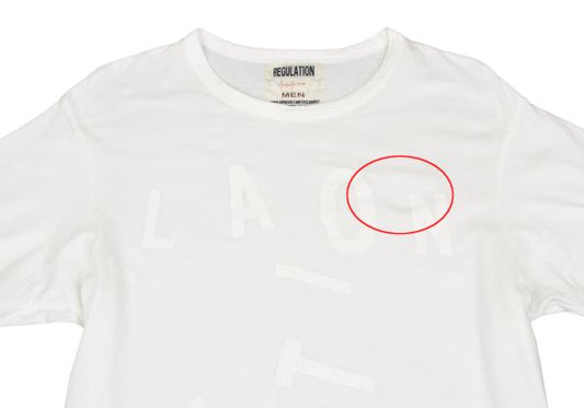 REGULATION Yohji Yamamoto MEN T-Shirt Off-White Size 3