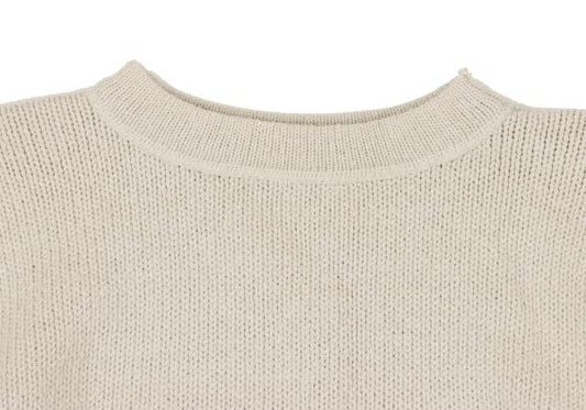 45rpm NORTH MARINE DRIVE Cotton Hem Line Sweater Gray Size 4