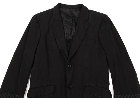 COMME des GARCONS HOMME Garment Dye Jacket Black Size XS