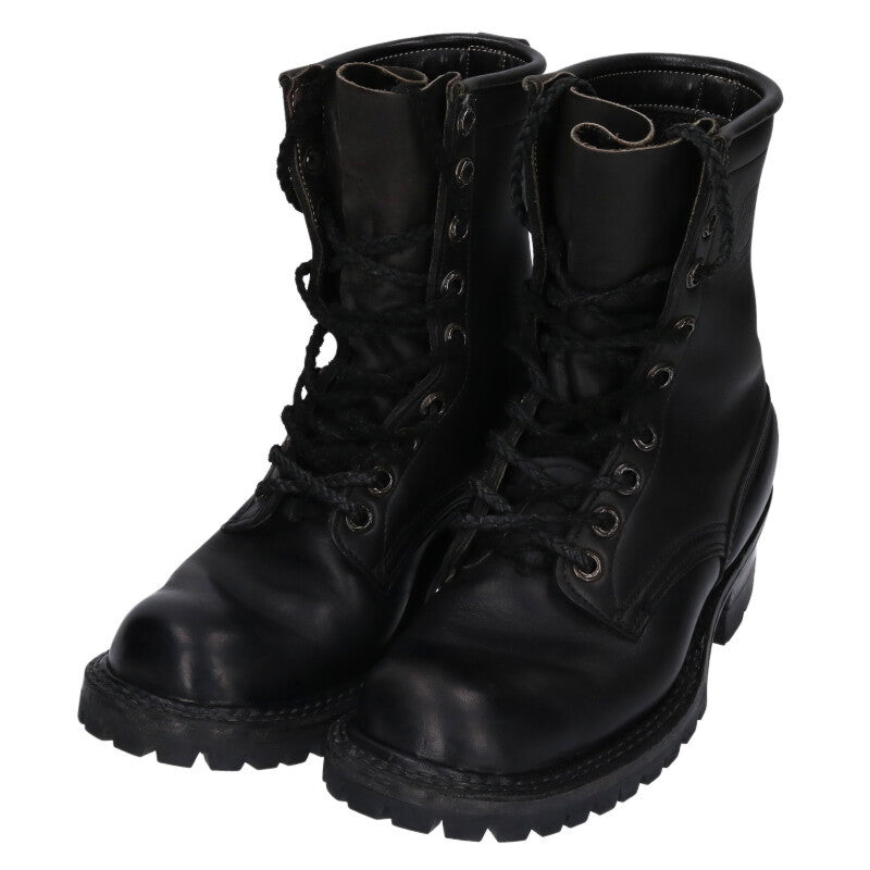 Chrome Hearts Leather Blade Lace-up Boot Multi Size 7.5