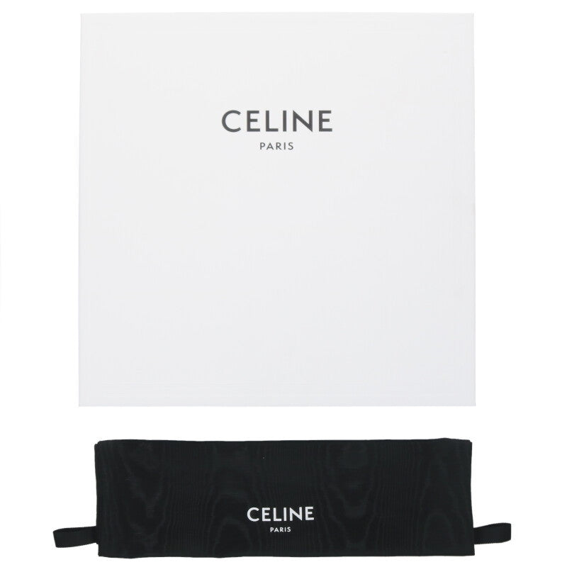 CELINE 25AW Margaret Derby 35 Leather Boots Black Size 8.5