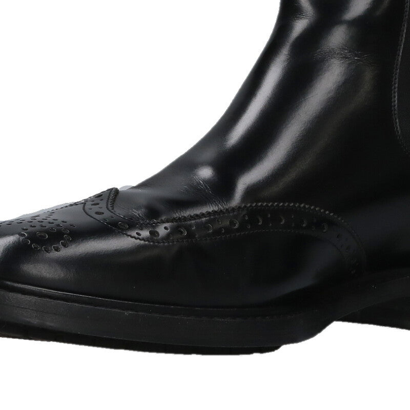 CELINE Side Gore Chelsea Boots Black Size 10.5